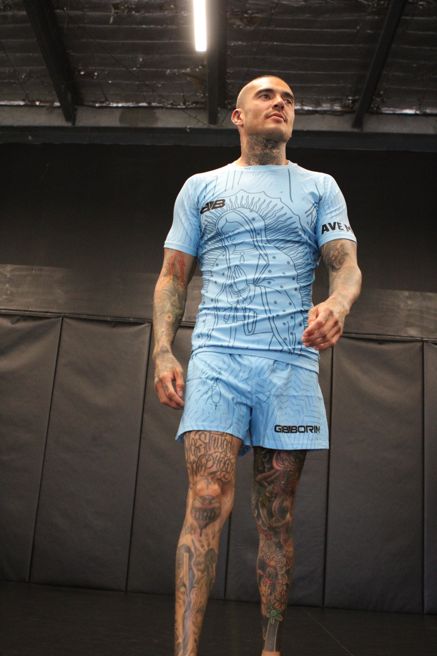 'Ave Maria' Short Sleeve Rashguard
