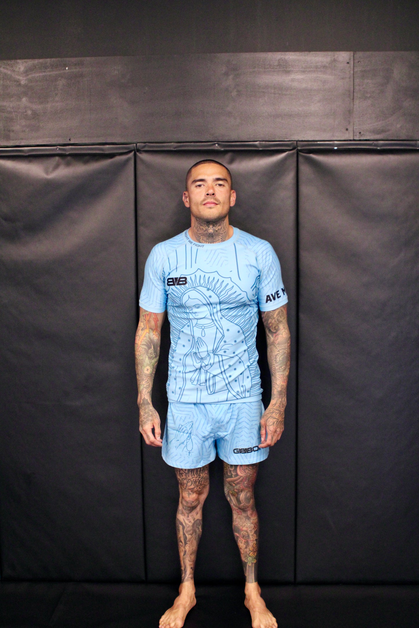 'Ave Maria' Short Sleeve Rashguard
