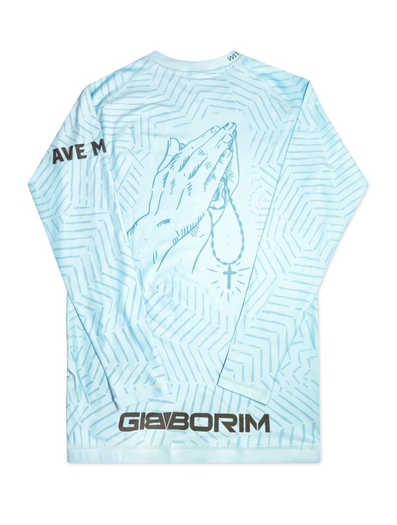 'Ave Maria' Long Sleeve Rashguard