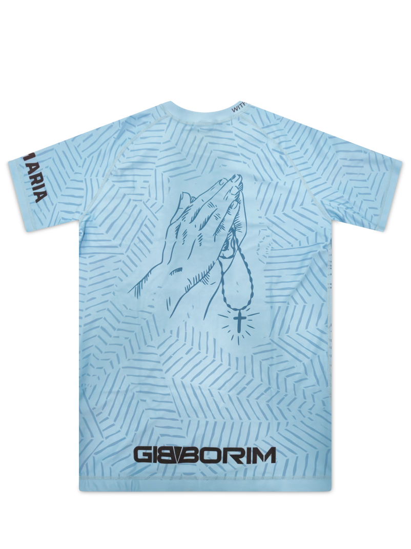 'Ave Maria' Short Sleeve Rashguard