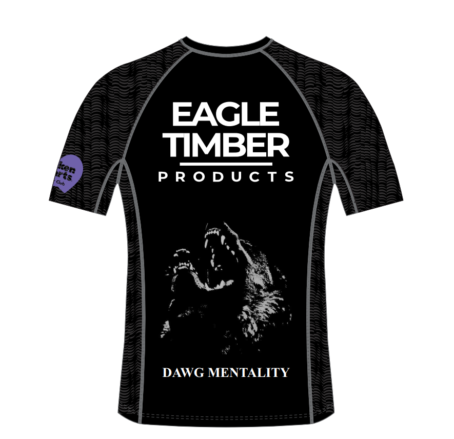 LIMITED EDITION - TEAM SHORTUS DAWG MENTALITY RASHGUARD